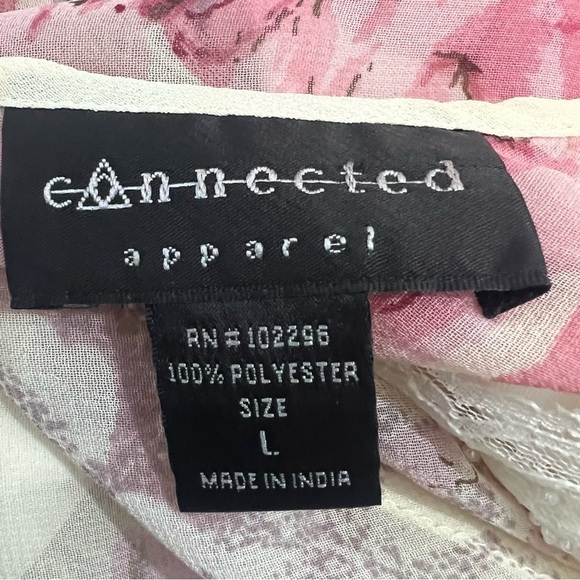 Vintage Y2K Coquette Floral Gown Fairycore Dress Asymmetric Ballet Lace Romantic - Picture 8 of 15